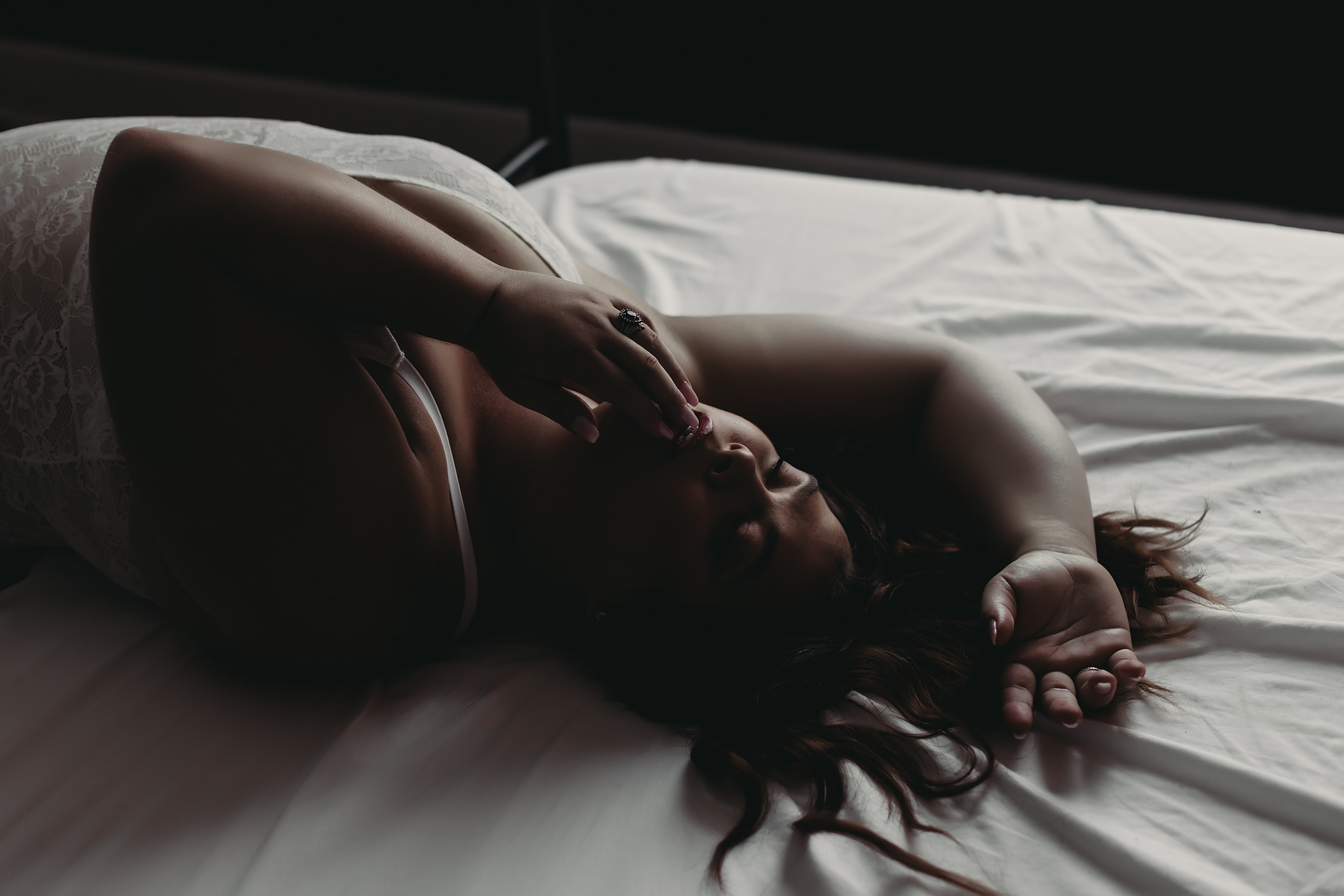 Embracing Curves and Confidence | Mrs. B | Grand Haven MI Boudoir